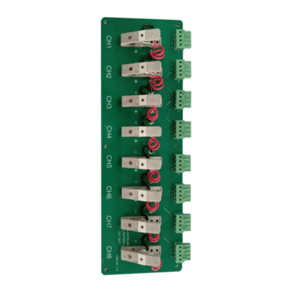 Universal 8-cell coin cell battery tray