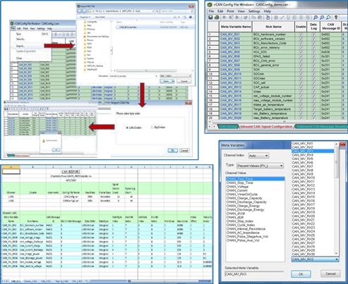 RBT Can Communication Screenshots